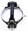 Holyfire F11 3Mode White LED 900lm Zooming Headlight Black/Blue